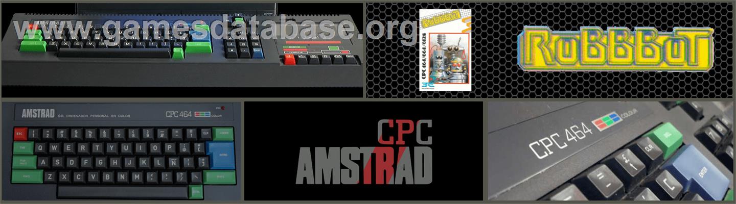 Robbbot - Amstrad CPC - Artwork - Marquee