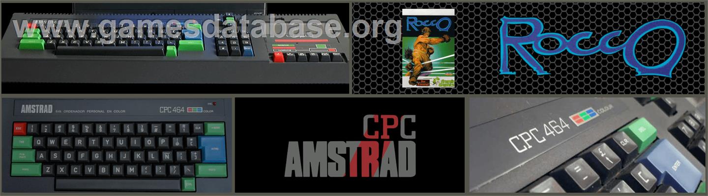 Rocco - Amstrad CPC - Artwork - Marquee