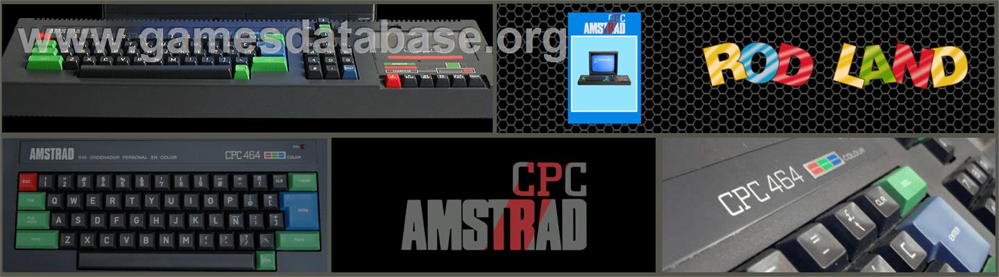 Rodland - Amstrad CPC - Artwork - Marquee