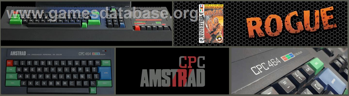 Rogue - Amstrad CPC - Artwork - Marquee