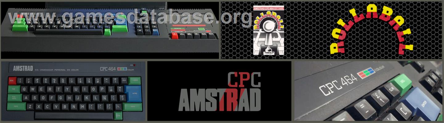 Rollaball - Amstrad CPC - Artwork - Marquee