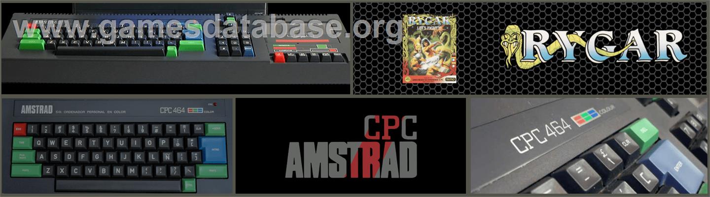 Rygar - Amstrad CPC - Artwork - Marquee