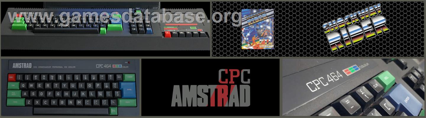 Shockway Rider - Amstrad CPC - Artwork - Marquee