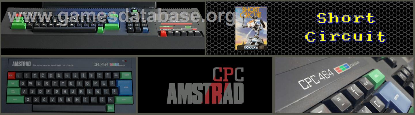 Short Circuit - Amstrad CPC - Artwork - Marquee