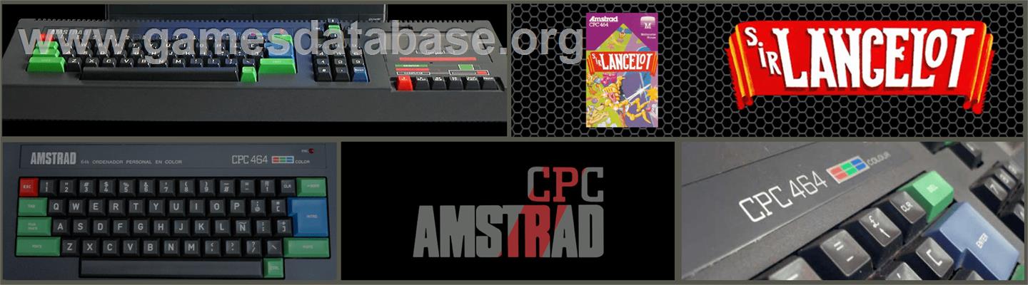 Sir Lancelot - Amstrad CPC - Artwork - Marquee