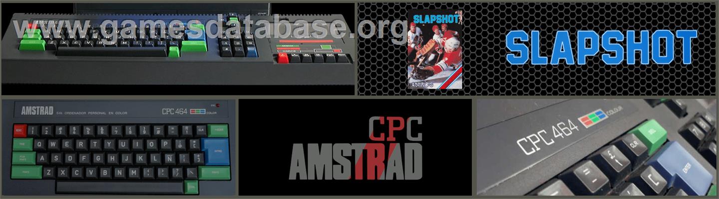 Slapshot - Amstrad CPC - Artwork - Marquee