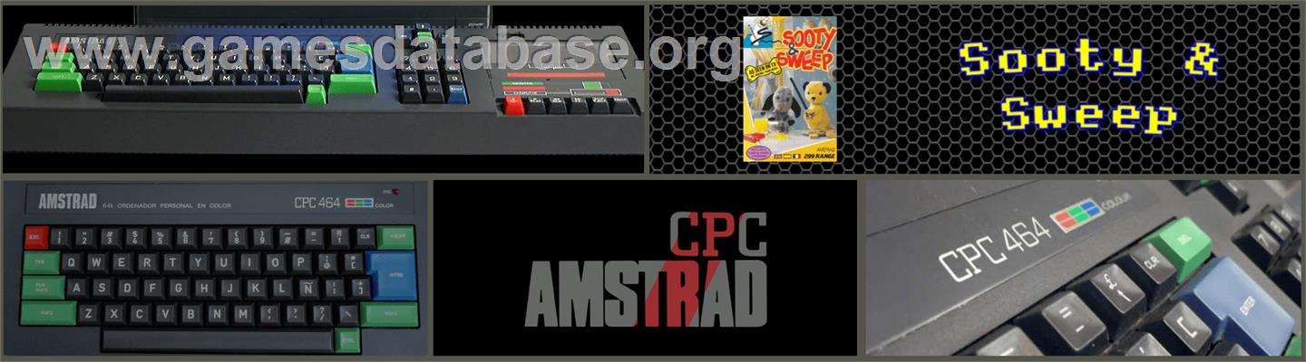 Sooty And Sweep - Amstrad CPC - Artwork - Marquee