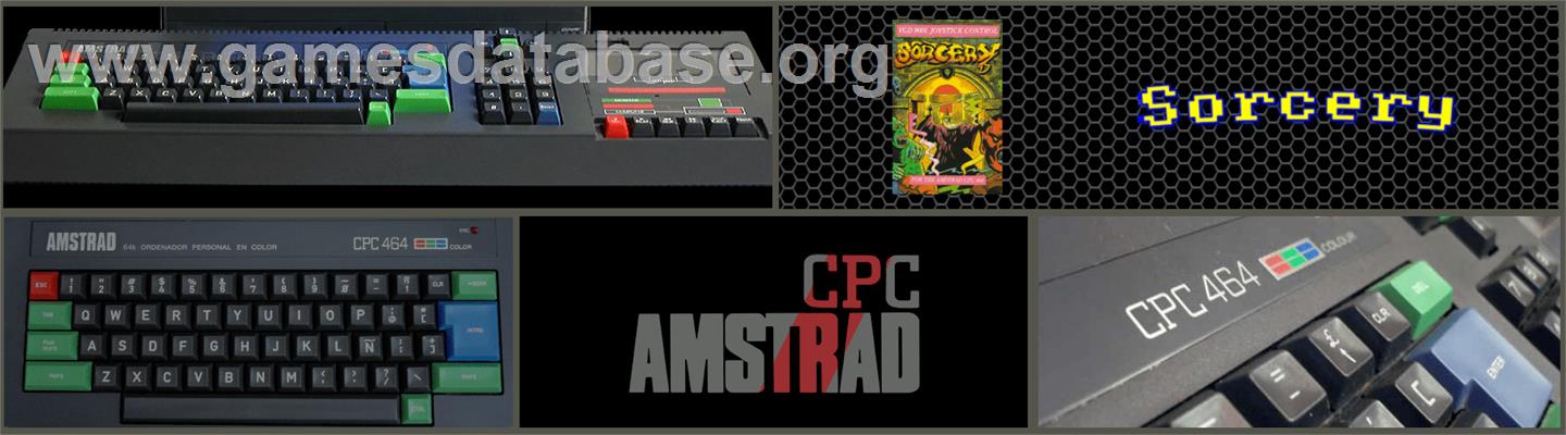 Sorcery - Amstrad CPC - Artwork - Marquee
