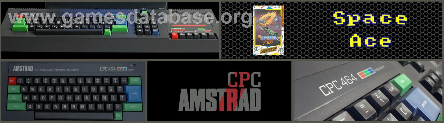 Space Ace - Amstrad CPC - Artwork - Marquee