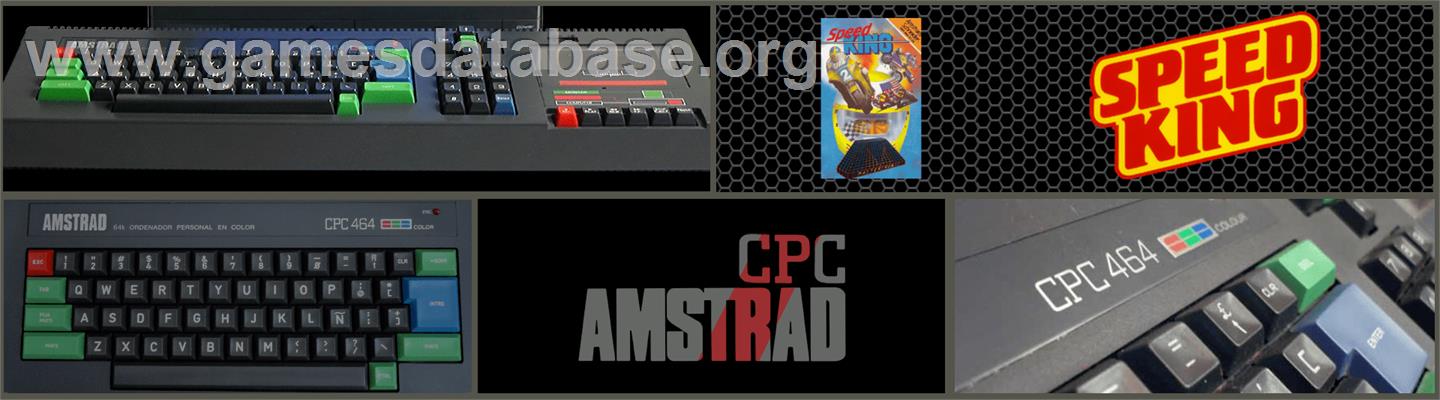 Speed King - Amstrad CPC - Artwork - Marquee