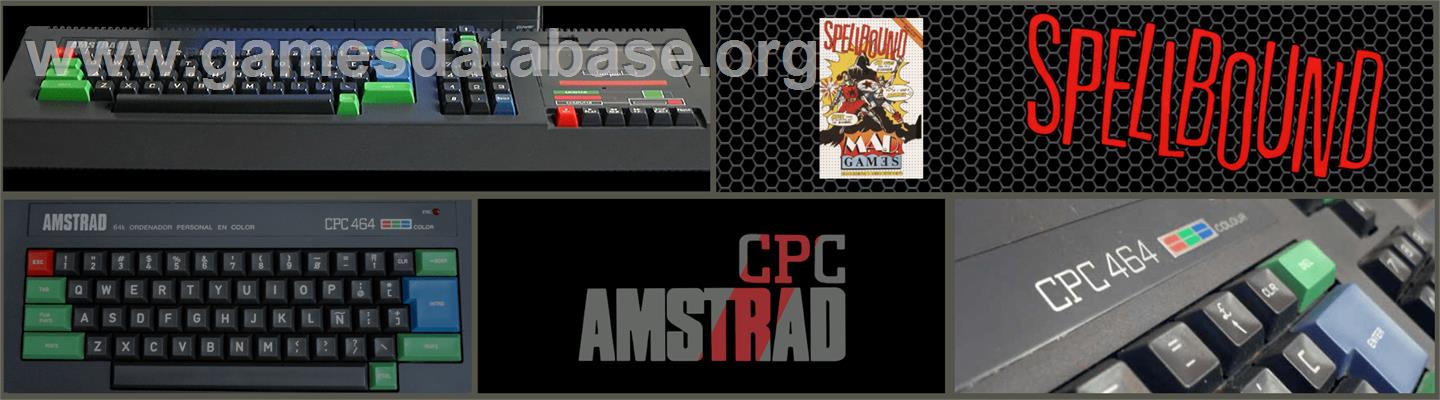 Spellbound - Amstrad CPC - Artwork - Marquee