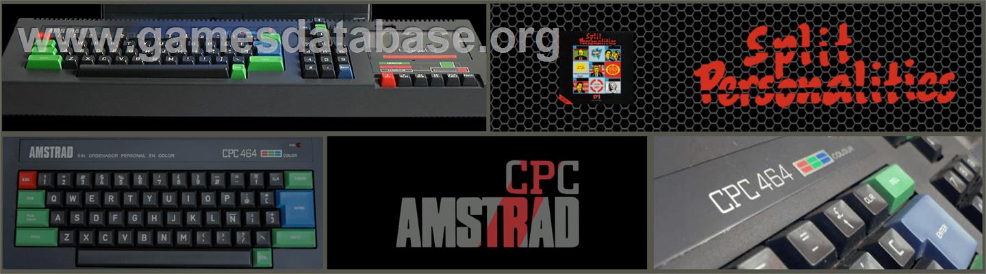 Split Personalities - Amstrad CPC - Artwork - Marquee