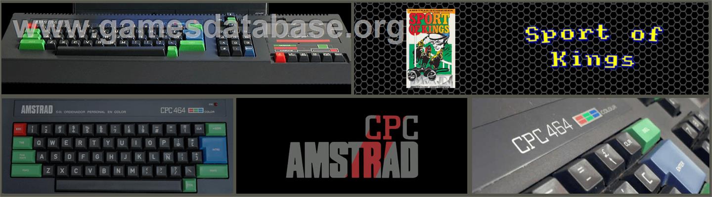 Sport Of Kings - Amstrad CPC - Artwork - Marquee