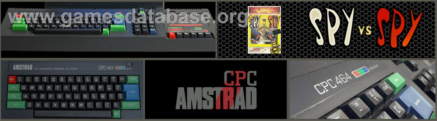 Spy Vs Spy - Amstrad CPC - Artwork - Marquee