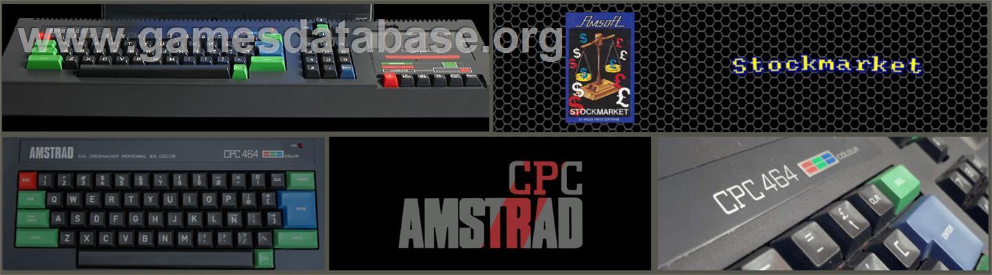 Stock Market - Amstrad CPC - Artwork - Marquee