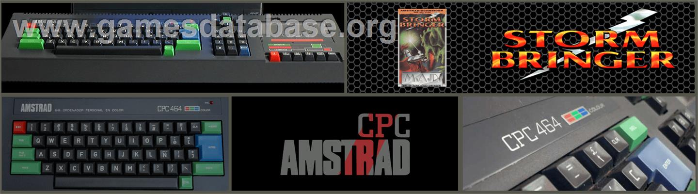 Stormbringer - Amstrad CPC - Artwork - Marquee