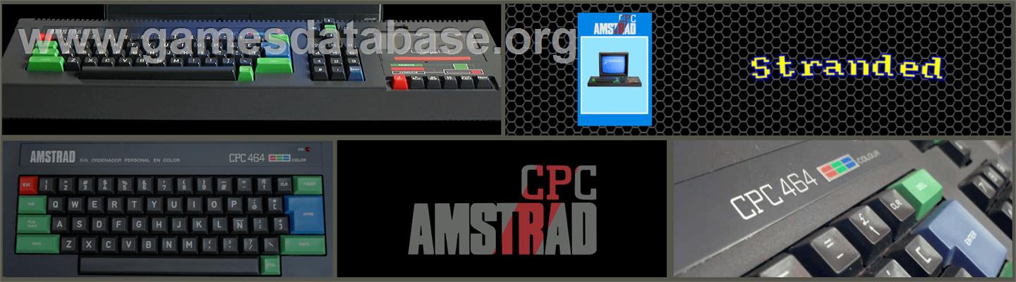 Stranded - Amstrad CPC - Artwork - Marquee