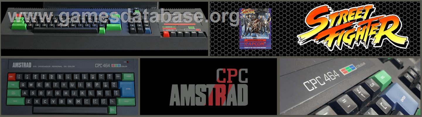 Street Fighter - Amstrad CPC - Artwork - Marquee
