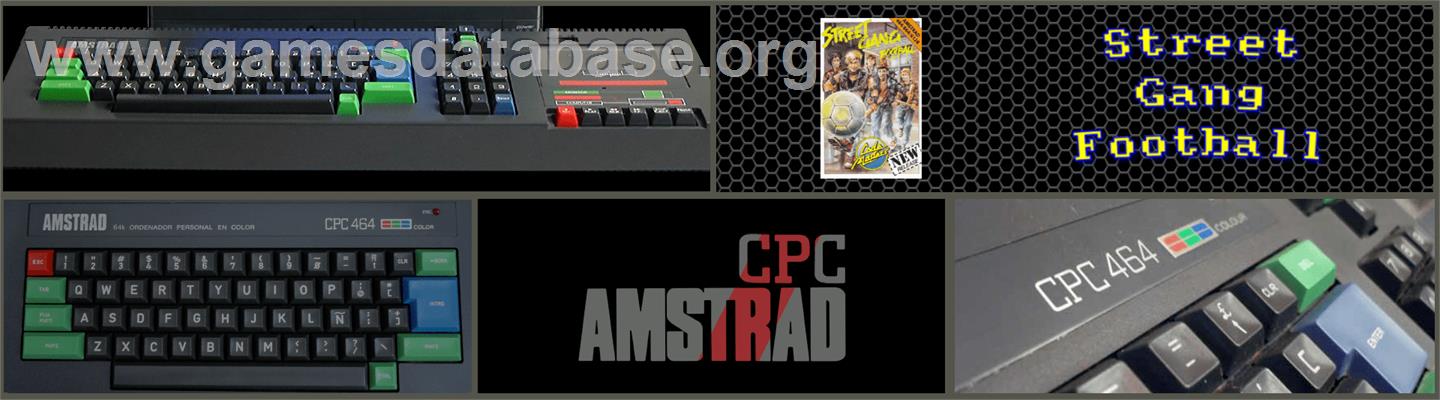Street Gang Football - Amstrad CPC - Artwork - Marquee