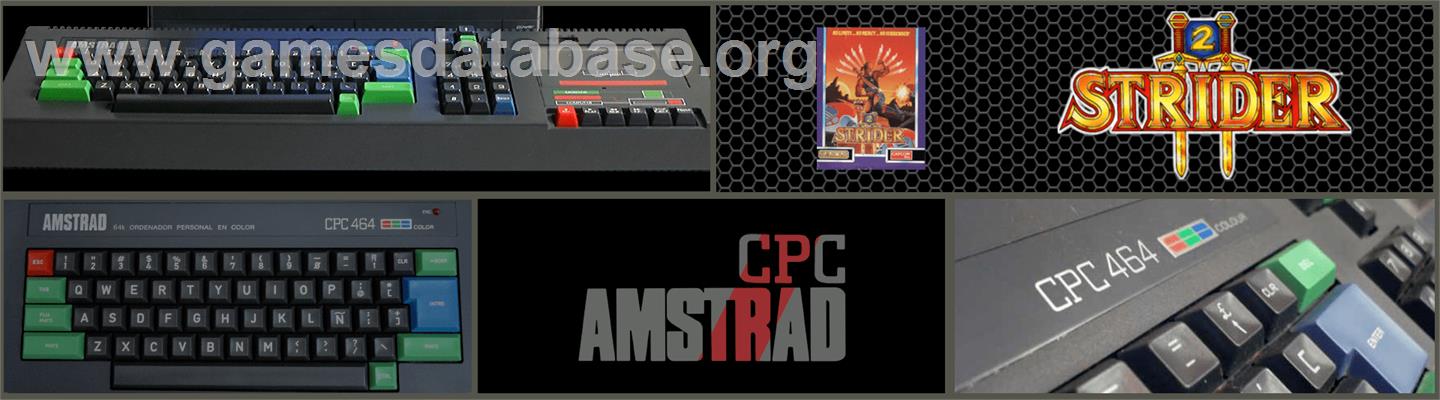 Strider 2 - Amstrad CPC - Artwork - Marquee