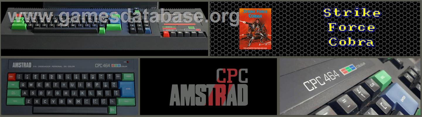Strike Force Cobra - Amstrad CPC - Artwork - Marquee