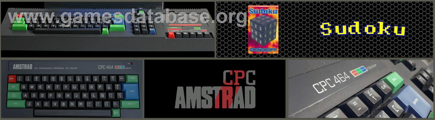Sudoku - Amstrad CPC - Artwork - Marquee