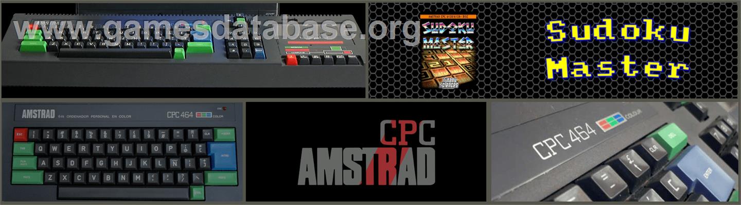 Sudoku Master - Amstrad CPC - Artwork - Marquee