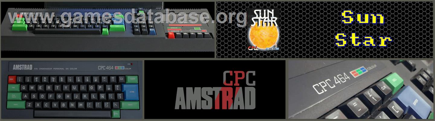 Sun Star - Amstrad CPC - Artwork - Marquee