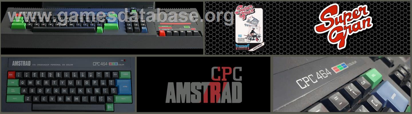 Super Gran - Amstrad CPC - Artwork - Marquee