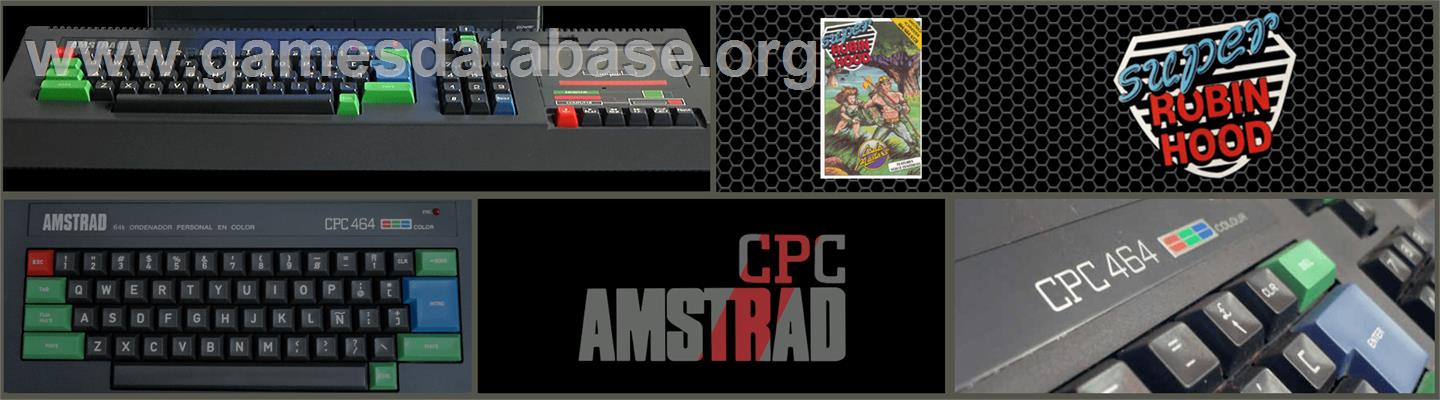 Super Robin Hood - Amstrad CPC - Artwork - Marquee