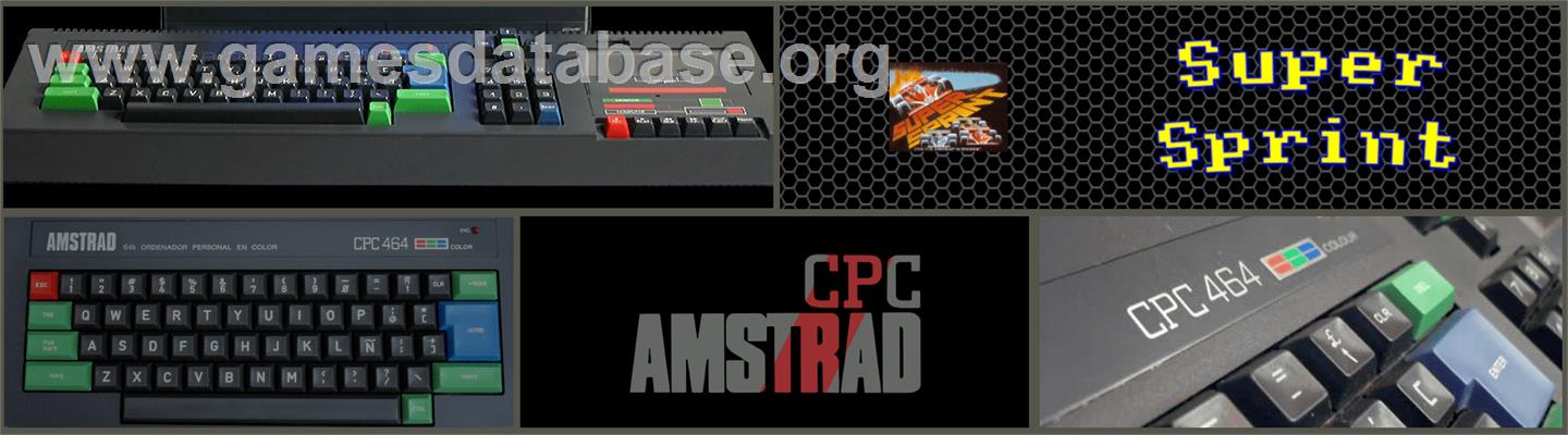Super Sprint - Amstrad CPC - Artwork - Marquee