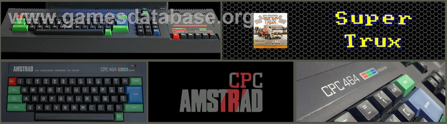 Super Trux - Amstrad CPC - Artwork - Marquee