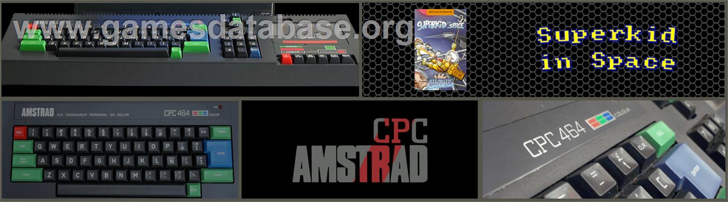 Superkid In Space - Amstrad CPC - Artwork - Marquee