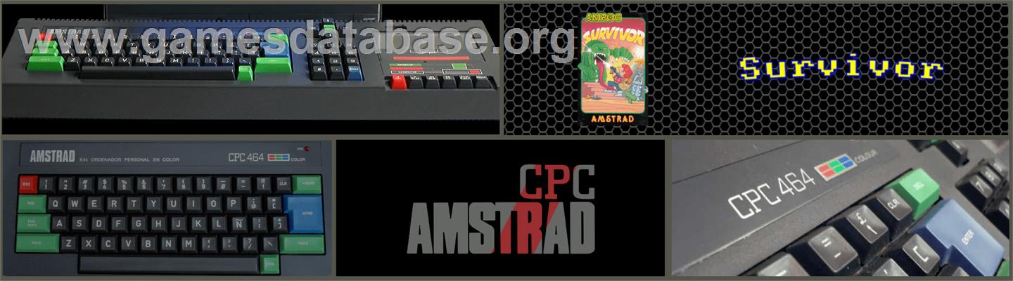 Survivor - Amstrad CPC - Artwork - Marquee