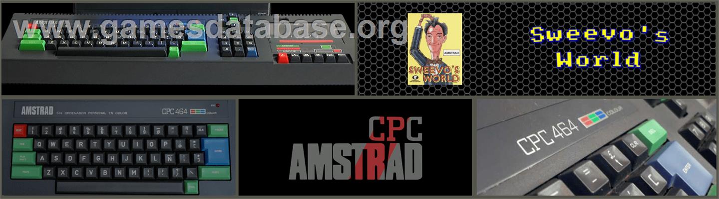 Sweevo's World - Amstrad CPC - Artwork - Marquee