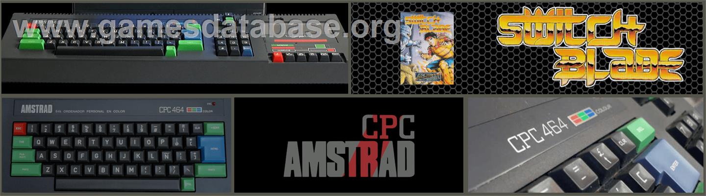 Switchblade - Amstrad CPC - Artwork - Marquee