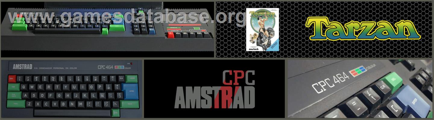 Tarzan - Amstrad CPC - Artwork - Marquee