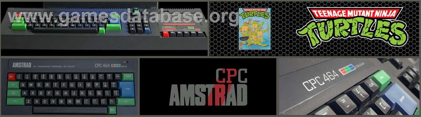 Teenage Mutant Hero Turtles - Amstrad CPC - Artwork - Marquee