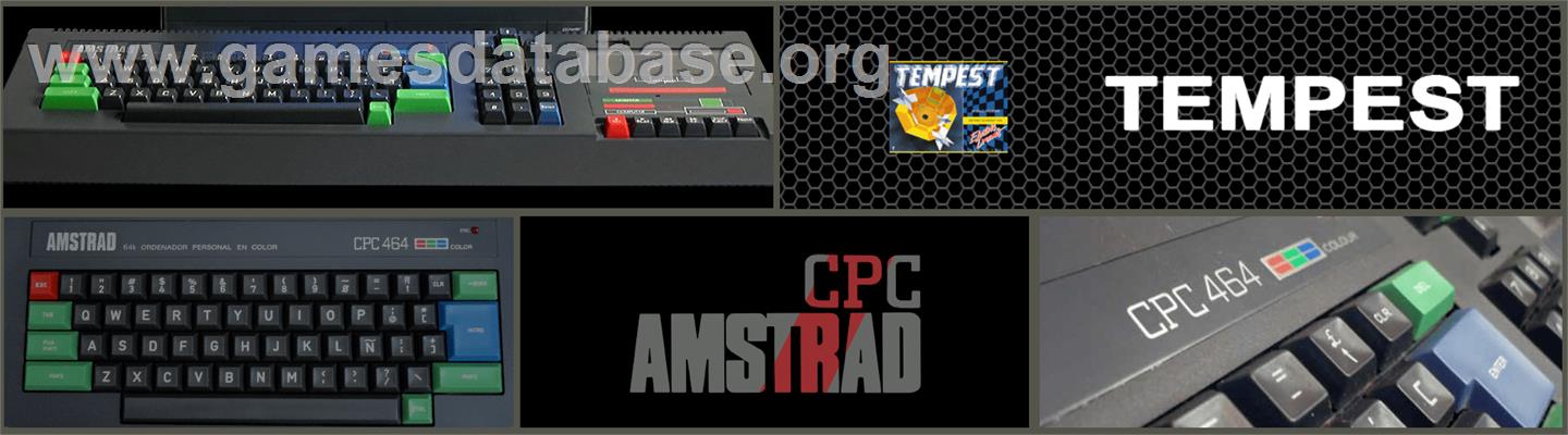 Tempest - Amstrad CPC - Artwork - Marquee