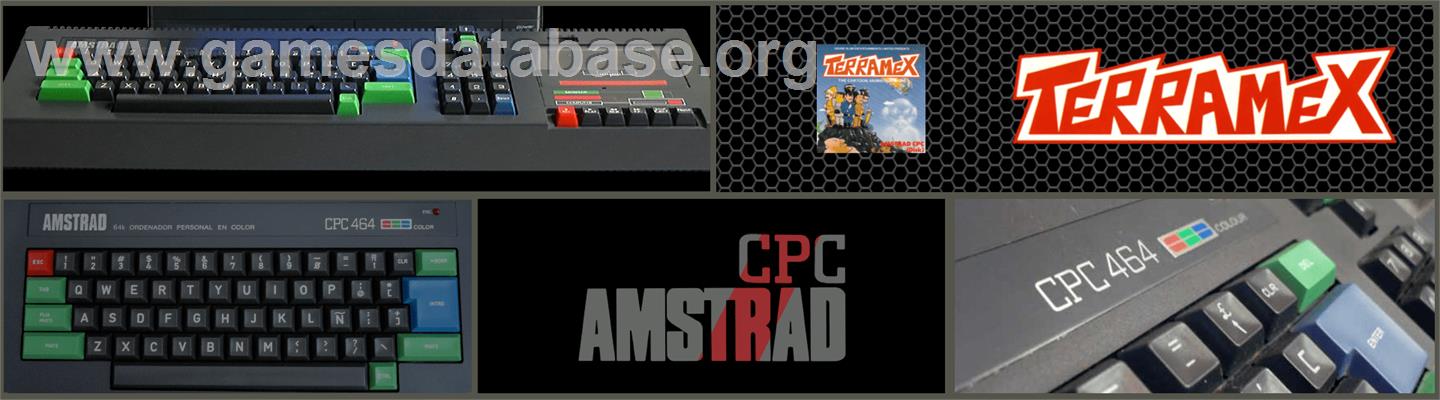 Terramex - Amstrad CPC - Artwork - Marquee