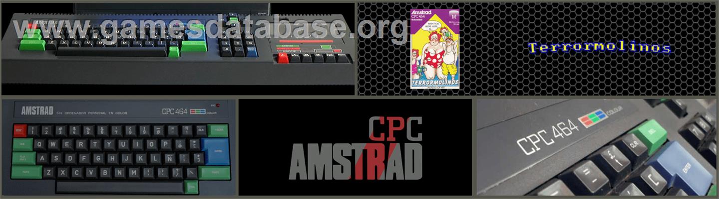 Terrormolinos - Amstrad CPC - Artwork - Marquee