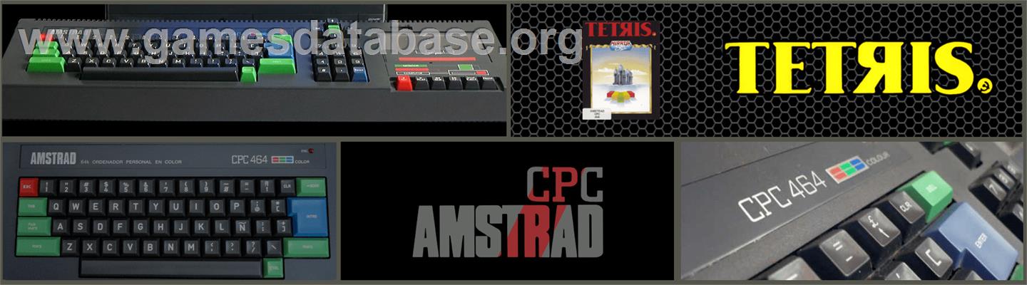 Tetris - Amstrad CPC - Artwork - Marquee