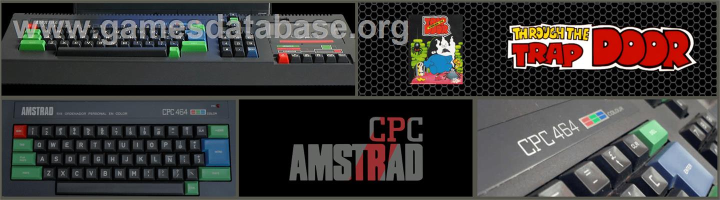 Through The Trap Door - Amstrad CPC - Artwork - Marquee