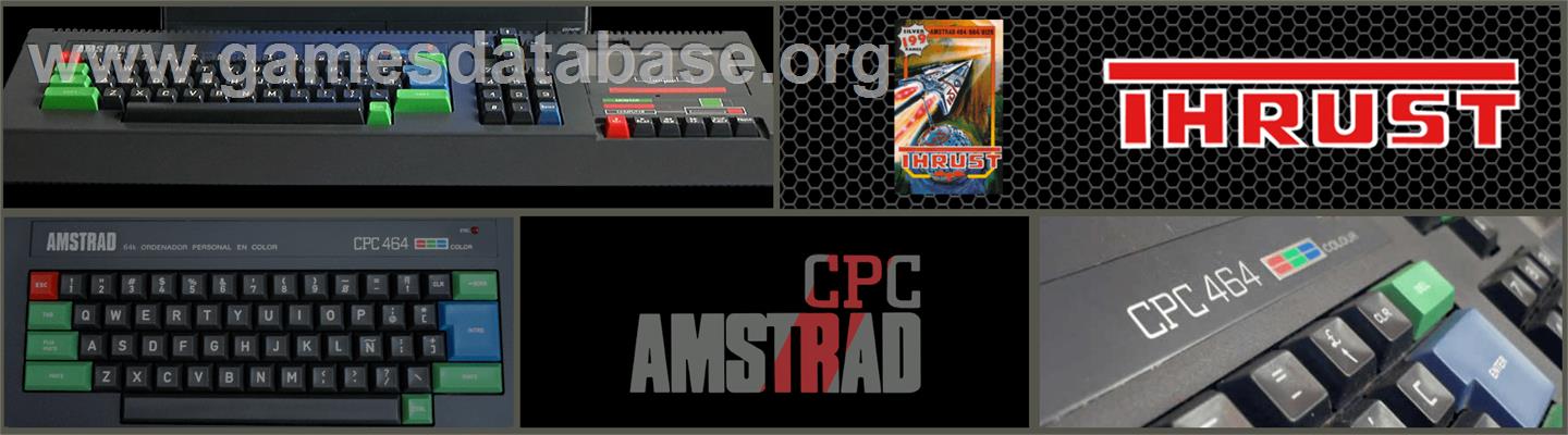 Thrust - Amstrad CPC - Artwork - Marquee
