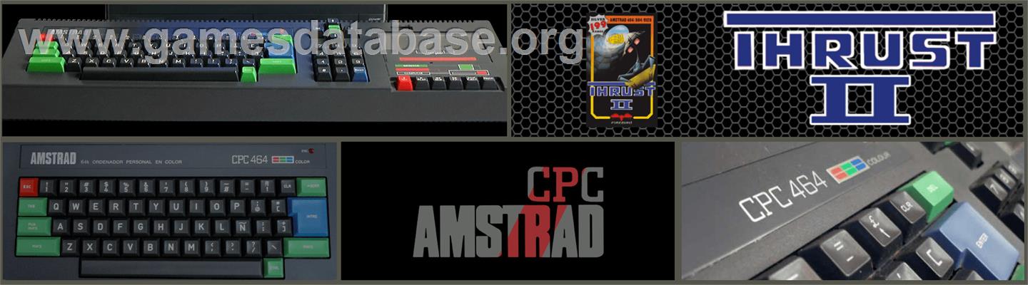 Thrust 2 - Amstrad CPC - Artwork - Marquee