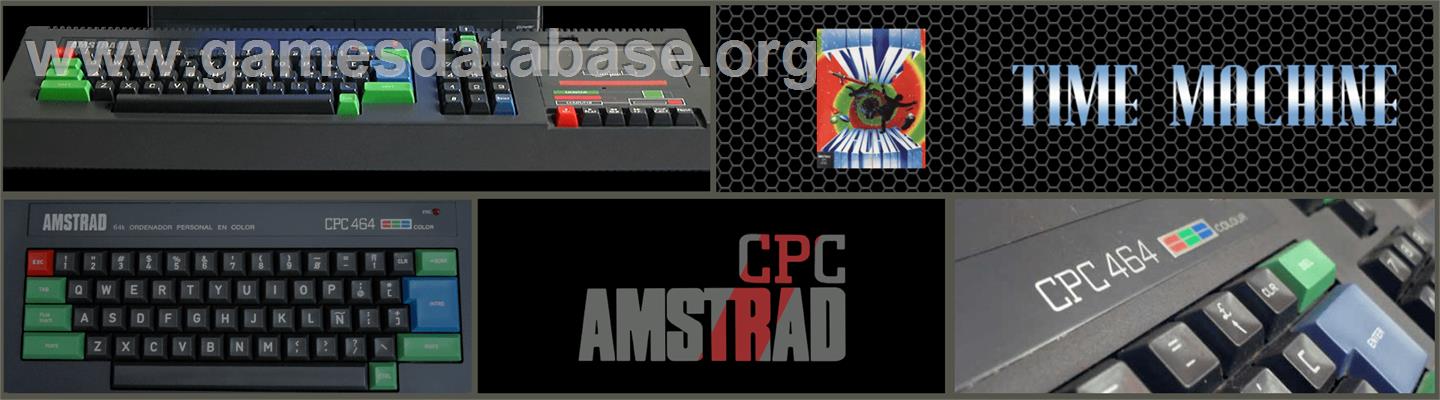 Time Machine - Amstrad CPC - Artwork - Marquee