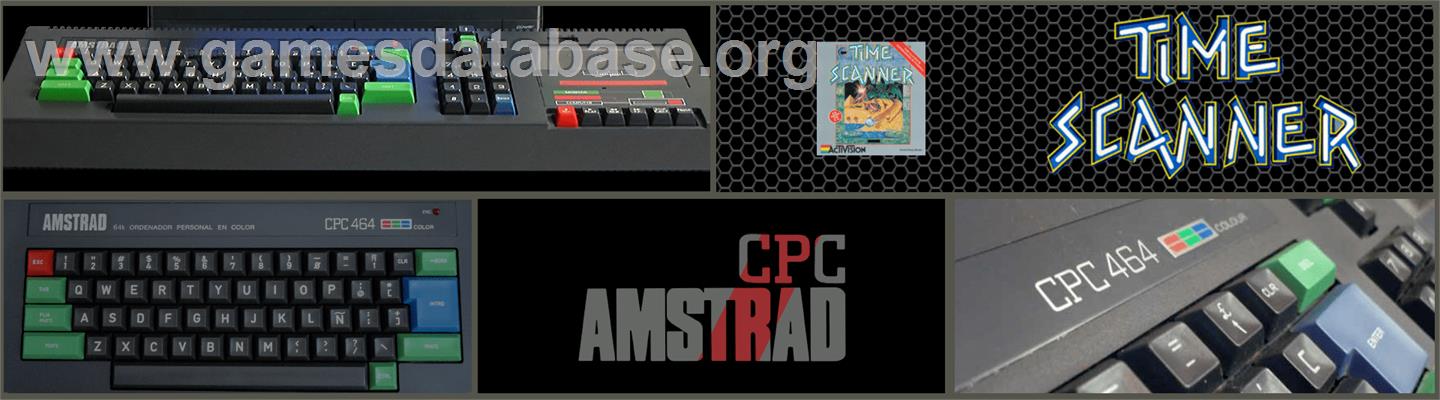 Time Scanner - Amstrad CPC - Artwork - Marquee