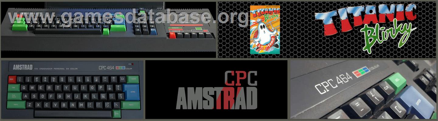 Titanic Blinky - Amstrad CPC - Artwork - Marquee