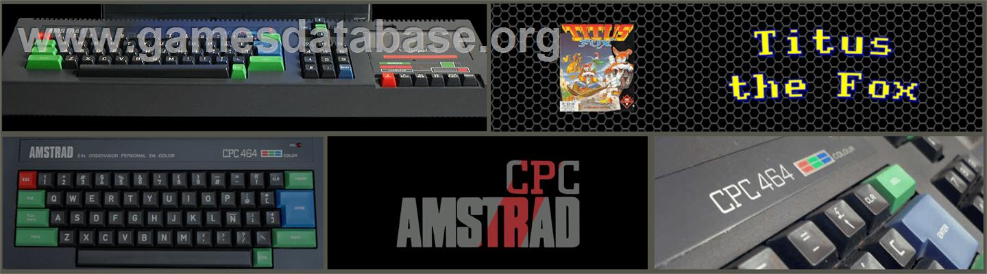 Titus the Fox: To Marrakech and Back - Amstrad CPC - Artwork - Marquee