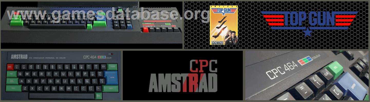 Top Gun - Amstrad CPC - Artwork - Marquee